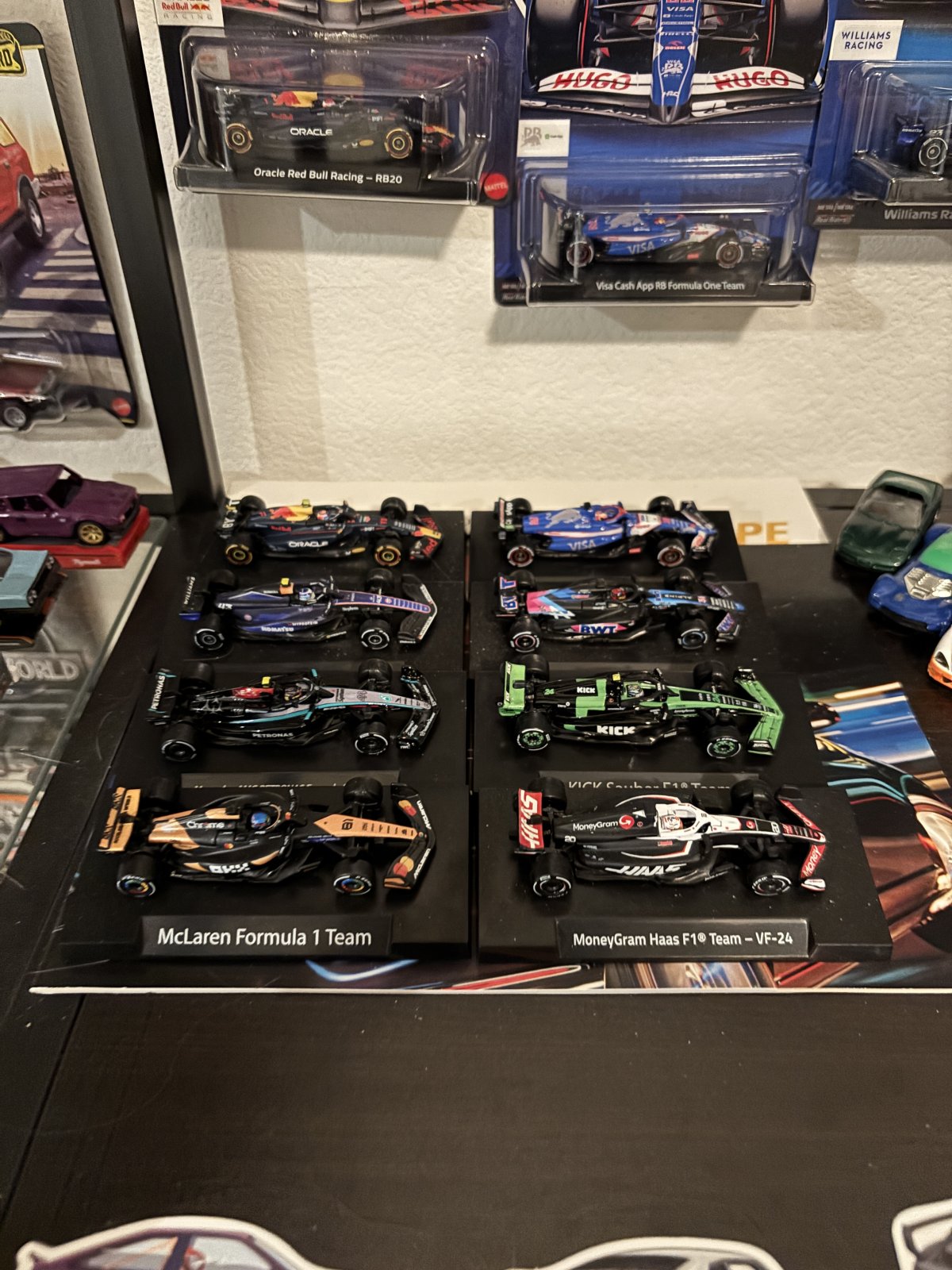 Half of the F1 collection, the part that is unboxed.