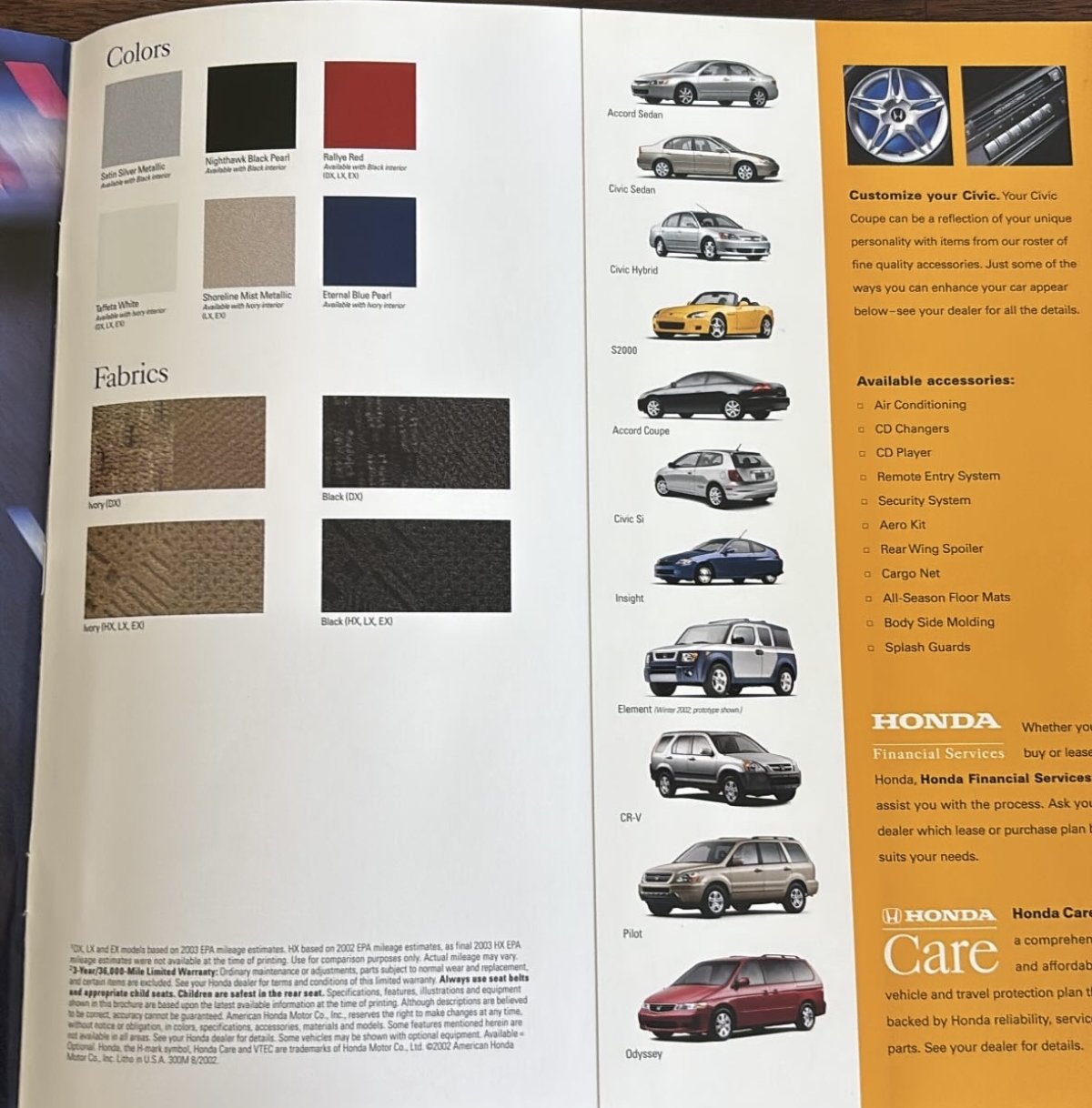 Civic EM2 Brochure