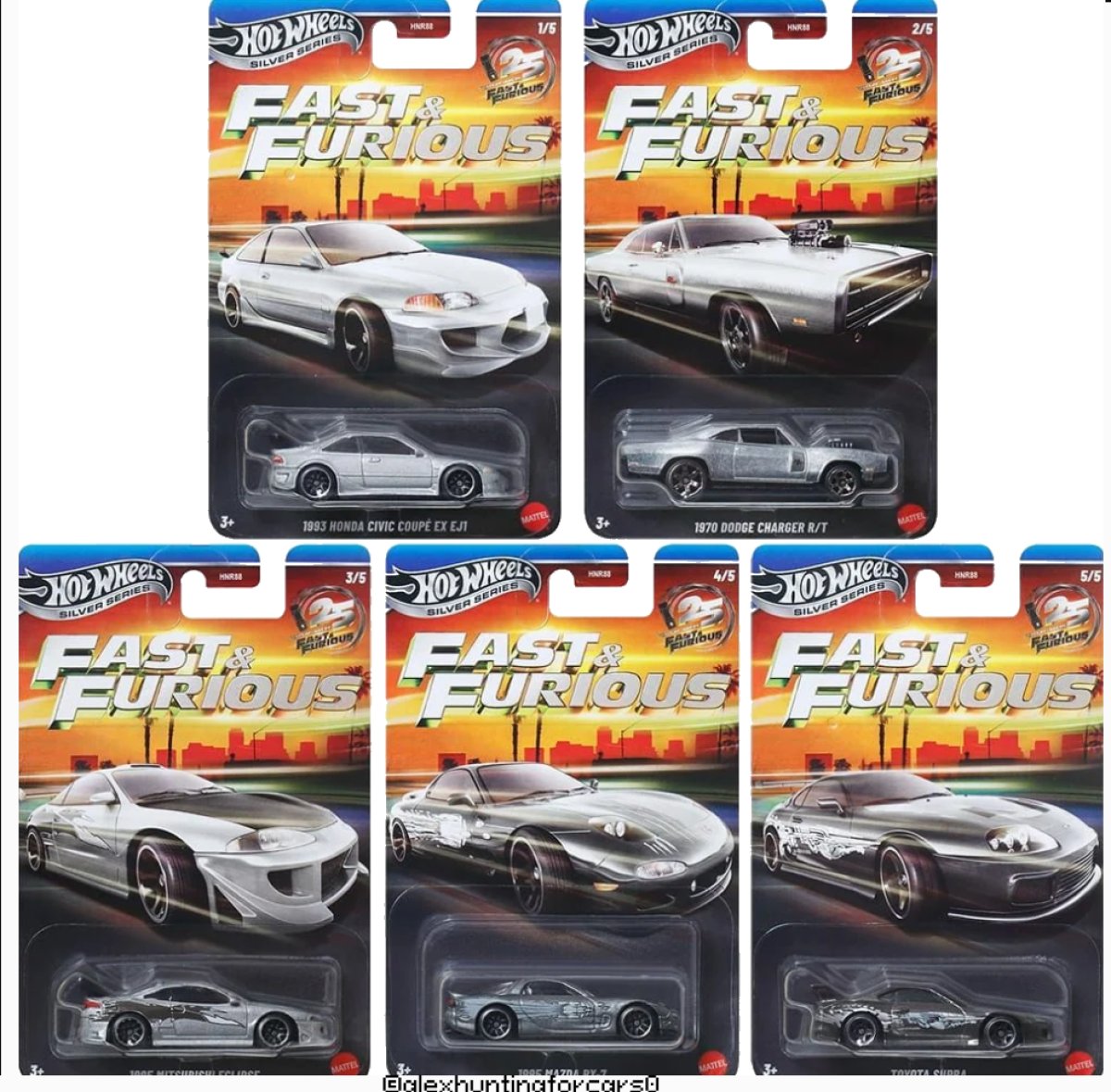 I found the new f&f Silver Series silver set at my local walmart.